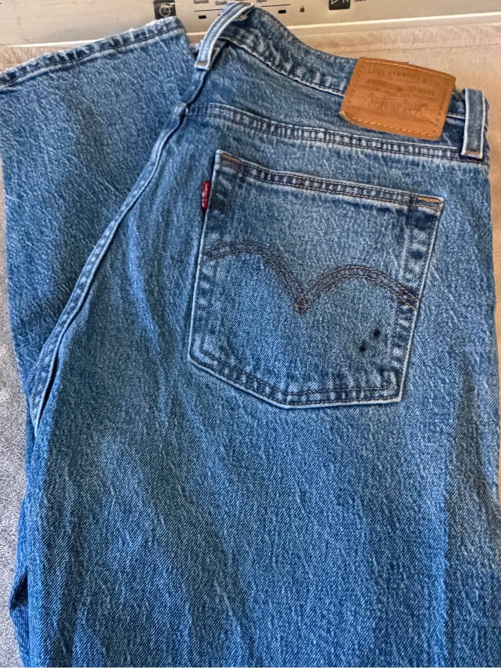Levi's Relaxed Fit Medium Blue Denim Jeans